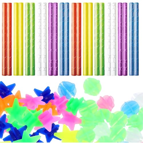 EIROVYA 96 Stück Bunte Fahrradspeichen Speichenreflektoren Fahrrad Kinder,...