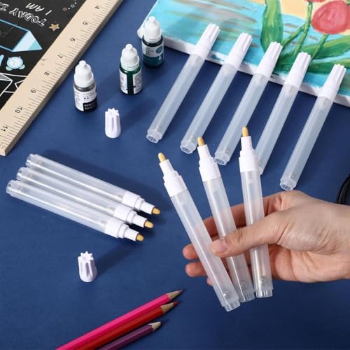 Marcadores acrílicos de 6 mm vacíos para pintura en madera y proyectos de ilustración 2