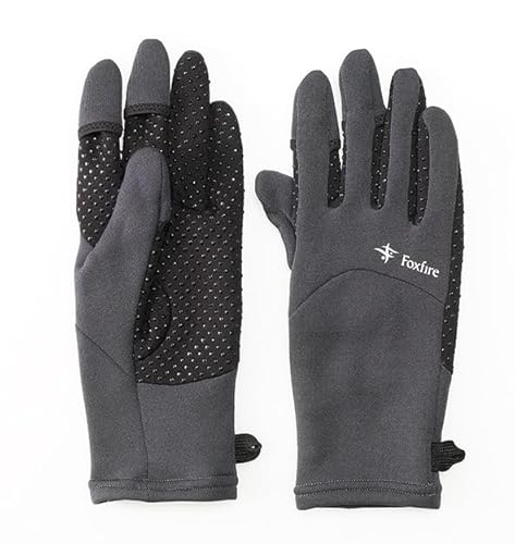[フォックスファイヤー] 5420048 【POLARTEC 採用】 パワーストレッチＦスルー グラブ グローブ チャコール Ｍ