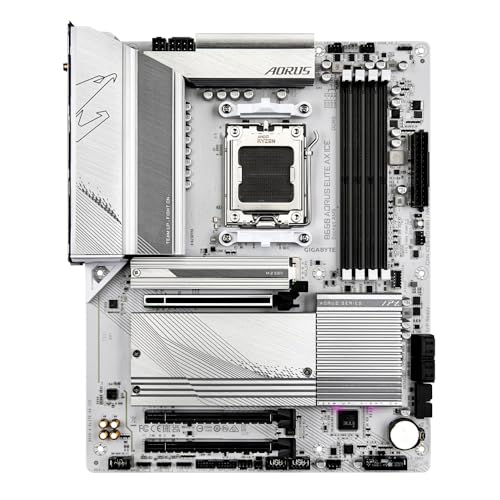 Image of NZXT 1200W ATX 3.0 Gold PSU & GIGABYTE B650 AORUS Elite AX ICE AM5 ATX Motherboard Bundle