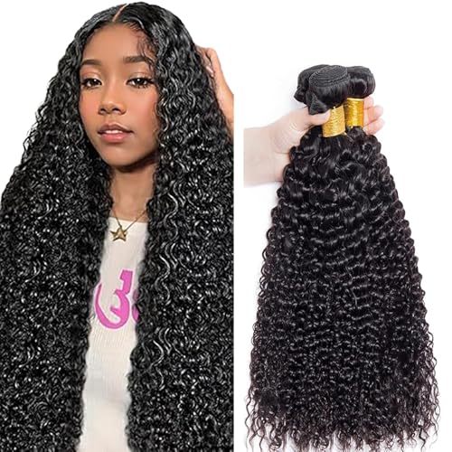 Cheveux humain unprocessed remy de qualité supérieure en lot de 3 mèches tissage naturel noir