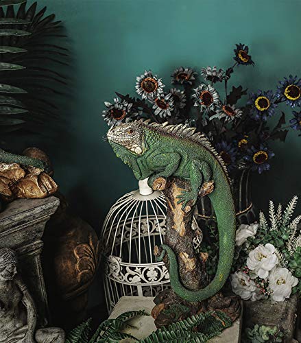 Estatua de Lagarto de 14 Pulgadas en Resina para Decoración miniatura 6