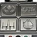 Star Wars X-Wing Four Waffle Maker from Select Brands - Appliance for Small, Square Waffles - Star Wars-Themed Waffle Iron - Themed Appliance with Nonstick Coating