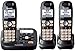 Panasonic KX-TG6592T + 1 KX-TGA659T - 3 Handset Cordless Telephone System 1.9GHz DECT 6.0