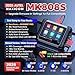Autel Scanner MaxiCOM MK808S: 2025 Bidirectional Tool as MK808BT Pro MX808S M808Z, Work as MaxiCheck MX900 MK900BT, 28+ Service, Active Test, All System Diagnose, Injector Coding, FCA Autoauth OS 11