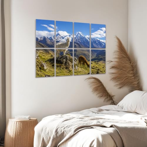 8 Pack Paneles Acústicos Artísticos para Absorción de Sonido Paneles Decorativos Auto Adhesivos para Estudios de Grabación y Hogar 48x32 pulgadas miniatura 6