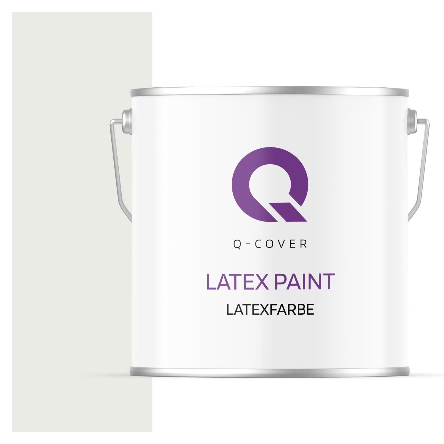 Peinture murale blanc-gris très mat 5L idéale pour salon moderne et chambre épurée