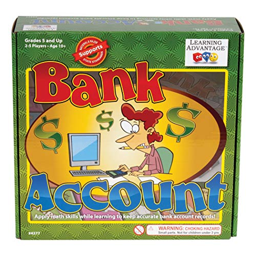 Jeu de compte bancaire éducatif Learning Advantage CRE4377-A1 mathématiques - 2