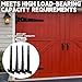 4Pcs 16-Inch Heavy-Duty Door Hinges, Rust-Resistant Heavy-Duty T-Hinges, Suitable for Shed Doors, Barn Doors, and Fence Gates, Made of Wrought Iron, Each Set Can Support 198 Pounds.