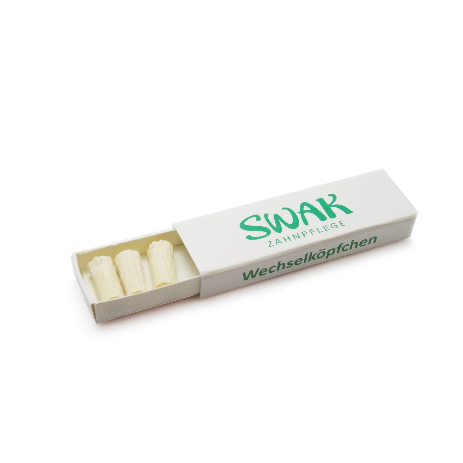 SWAK - Miswak- wymienne głowice 3-pak - do biologicznej szczoteczki do zębów SWAK i naturalnej szczoteczki do zębów