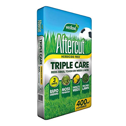 Westland Aftercut Triple Care Herbicide Free Lawn Feed Weed and Moss