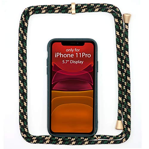 JOPE Cases - Cadena para iPhone 11 Pro  sostenible y 100% compostable de plástico ecológico, la única cadena para teléfono móvil bajo las fundas respetuosas con el medio ambiente