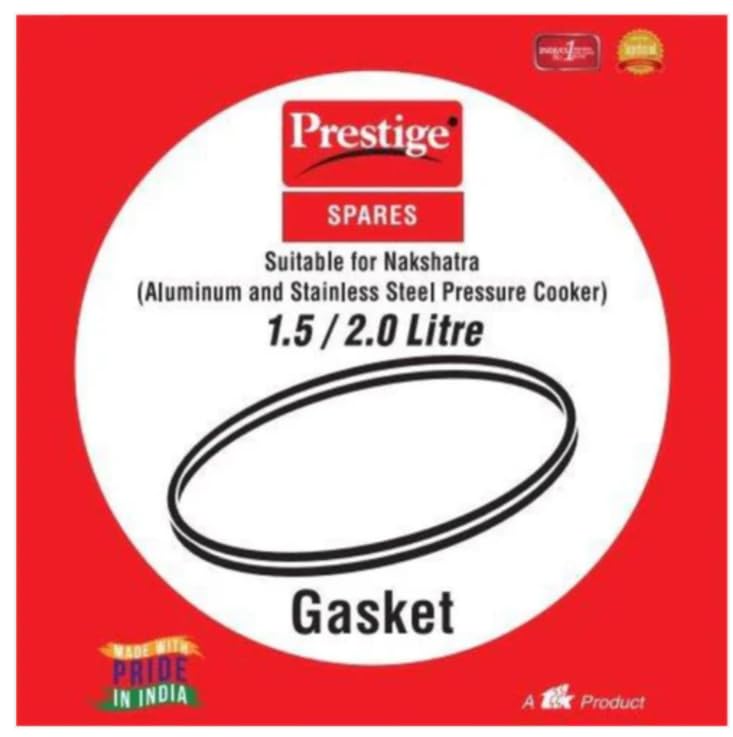 REPLACEMENT PRESSURE COOKER GASKET 1.5 & 2- LITER SUITABLE FOR PRESTIGE