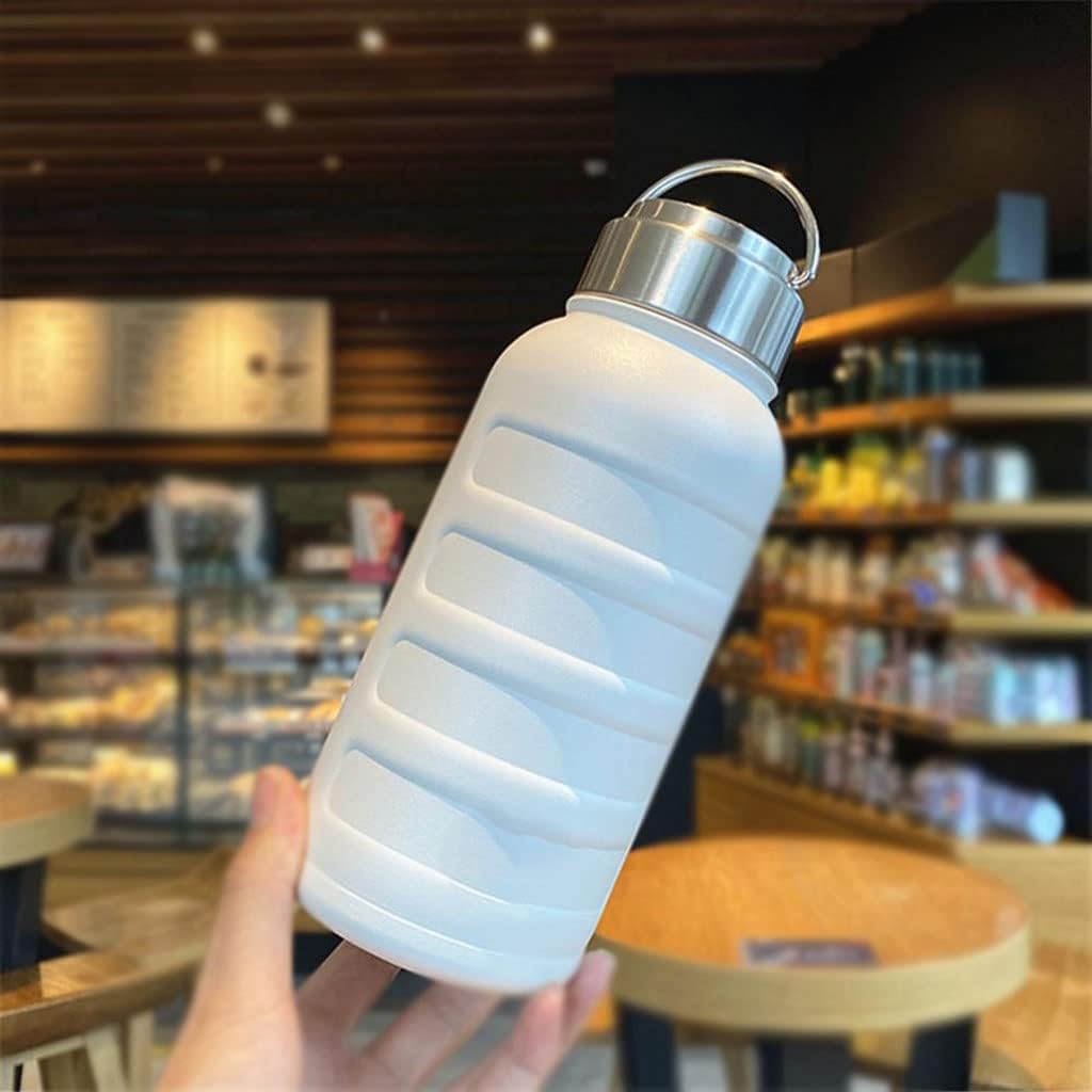 Stainless Steel Mug Portable Sport Bottle Vacuum Flask Thermal Water Bottle Tumbler Cup Thermoses Drinkware(Onecolor)