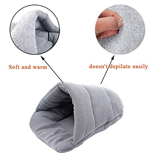 Zacht warm caviabed, zacht fleece caviabed, dik fleece klein huisdiernest gezellige schuilplaats kussen, hamster bed… - Image 5