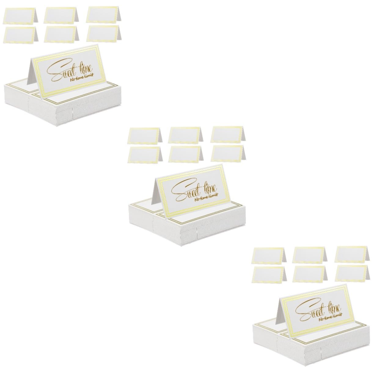 NUOBESTY 180stücke Tischkarten Mit Bronzing Design Platzkarten Für Hochzeiten Und Stabile Kraftpapierkarten Für Stilvolle Sitzordnung
