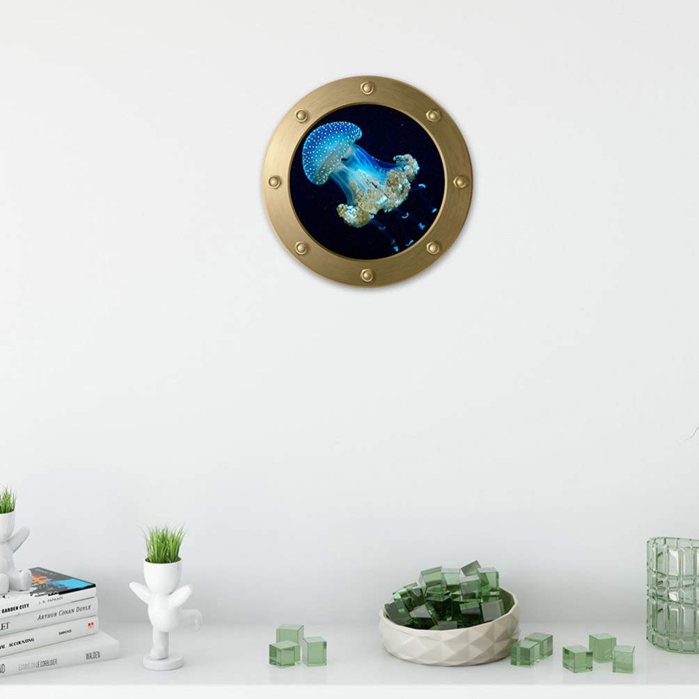 VOSAREA Pegatinas Decorativas De Medusas Para Pared y Ventana Adhesivos De Vida Marina Para Habitación Infantil Salón y Dormitorio