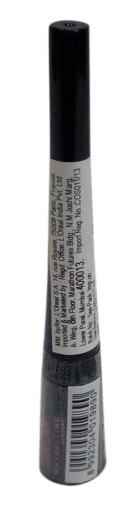 Maybelline Hyper Glossy Liquid Liner, Black, Glossy Finish 3g