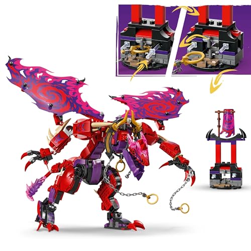 Image of LEGO NINJAGO Thunderfang Dragon of Chaos Ninja Toy Set 71832 Building Blocks Toys for 8+ Gift for Boys and Girls
