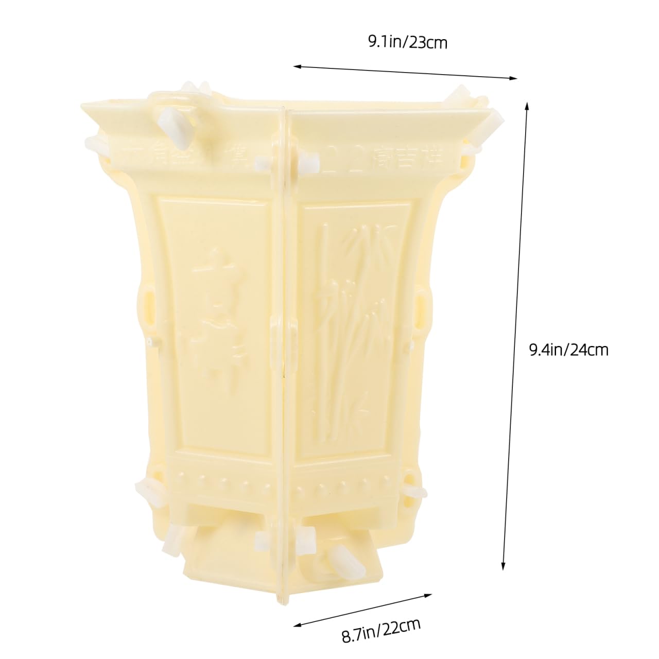 Molde Hexagonal De Plástico para Macetas De Hormigón Y Cemento, Ideal para Crear Maceteros Decorativos Y Manualidades En Casa, 22 Cm De Altura