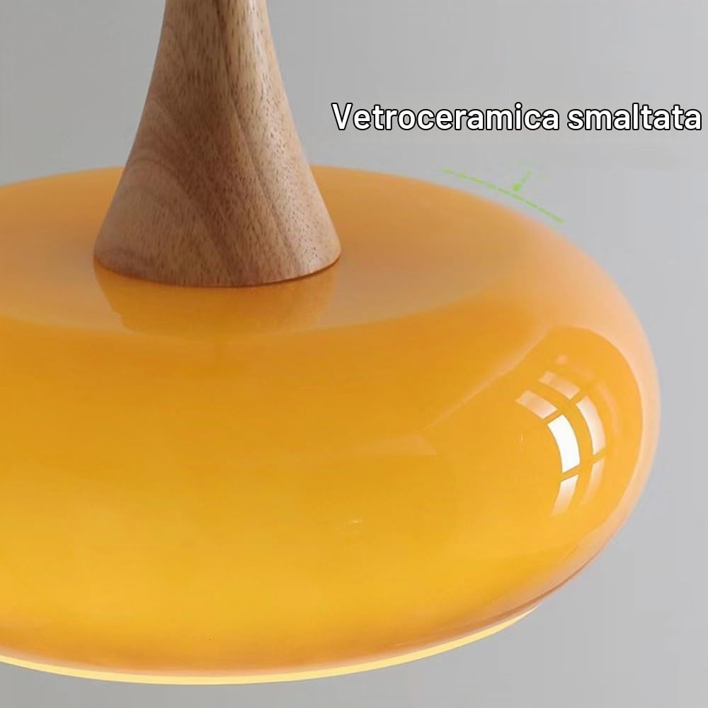 Lampada a sospensione in vetro di latte a grappolo nordico Magazzino di luce Vetro arancione Lampadario moderno di metà secolo Lampadario a tamburo Lampada a sospensione a soffitto in fattoria