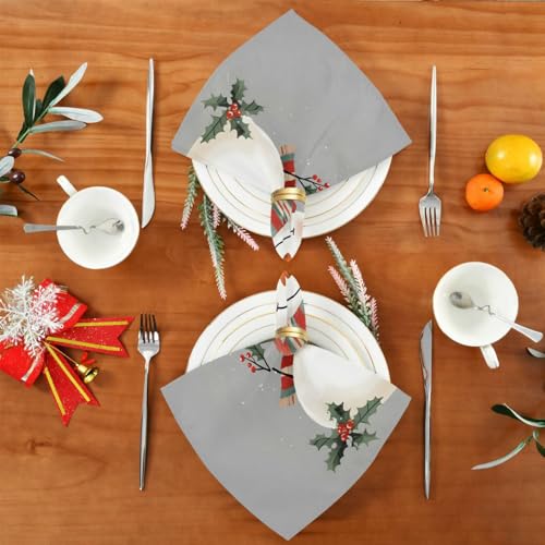 Servilletas de Tela Navideñas Multicolor Pack x6 20x20 in miniatura 5
