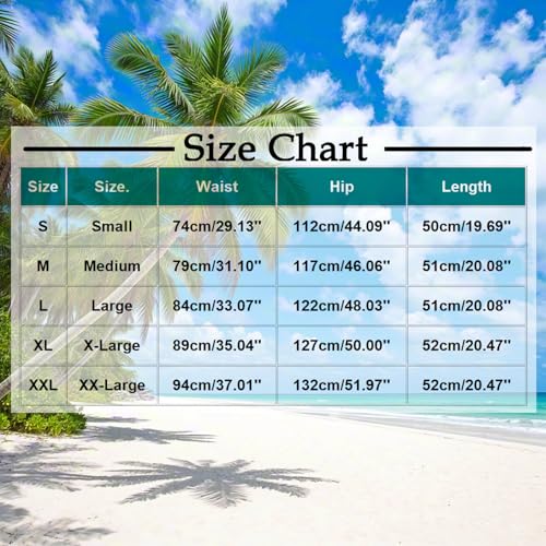 Beach Shorts for Men's 2025 Trendy Hawaiian Print Elastic Waist Beach Casual Swim Trunks Summer Short Sweatpant3