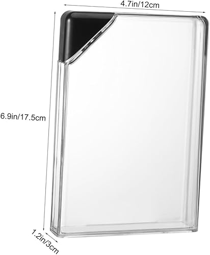 Miniatura 2 de SEWACC Botella de agua plana transparente reutilizable delgada botella de agua de 152fl oz hervidor portátil de viaje para acampar al aire libre