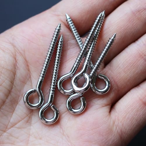 Grosses vis de 37 mm en acier inoxydable pour leurres de pêche Tigofly bricolage montage poisson