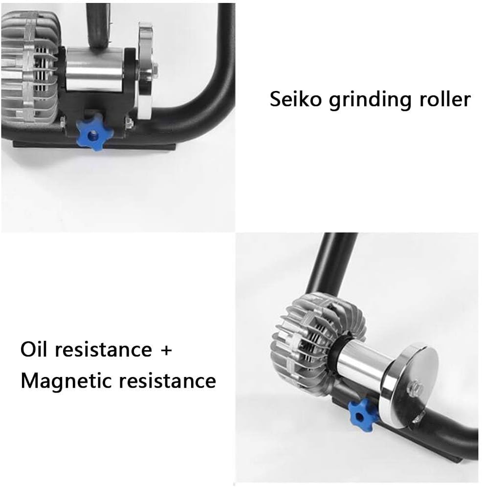 Bicycle Turbo Trainer， Indoor Exercise Bike Stationary Workout Trainer Stand Fit 26-29"/700C Mountain & Road Bicycle，Black