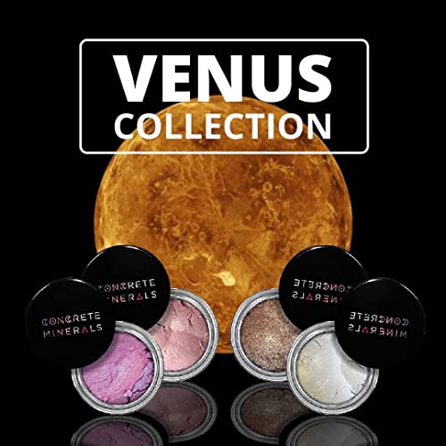 Concrete Minerals Eyeshadow, Silky- Smooth And Highly Pigmented, Longer-Lasting With No Creasing, 100% Vegan And Cruelty Free, Handmade In Usa, 8 Grams Loose Mineral Powder (Venus) #TOP2