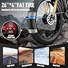 EYBAIKC Electric Bike for Adults,Peak 3000W Brushless Dual Motor Ebike,52V23AH Electric Bicycle 26"X4"Fat Tire,Max Speed 37Mph E-Bike,Dual Hydraulic Disc Brake Electric Mountain Bike for Men Women #4