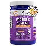 Innovet Pet Advanced Probiotics for Dogs – 90 Dog Probiotics Treats, Natural Digestive Enzymes &...