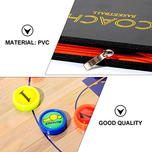 IMIKEYA 1 conjunto de tabuleiro de treinamento de basquete, prancheta magnética, kit de tábua de bas