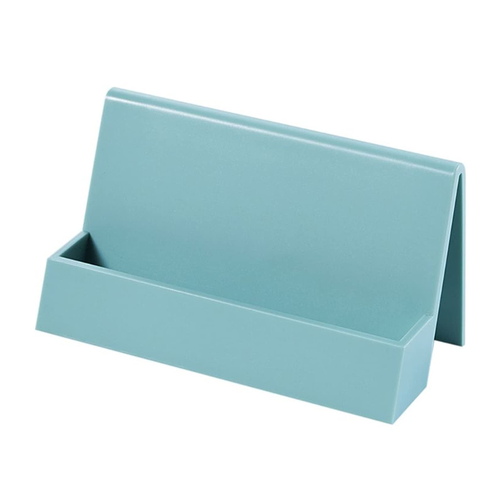 Soporte de plástico para Tarjetas de presentación de Escritorio, Color Beige.