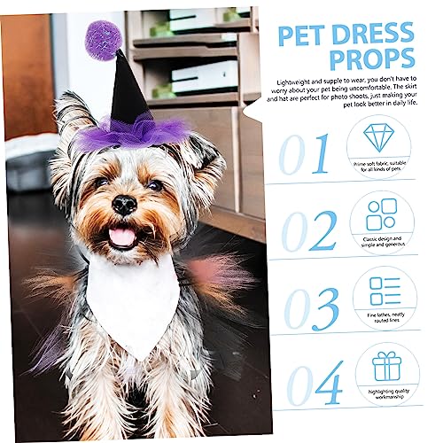 Disfraz Pequeño para Perro Halloween Morado miniatura 2