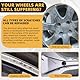 WEILAOK Alufelgen Reparatur Set, Alufelgen Lack, Felgen Reparaturset, Reifenreparaturse, Radreparaturkleber felgen Lack zur Reparatur von Kratzern, Dellen und Anderen Leichtmetallfelgen, Silbergrau