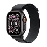 Apple Watch Ultra 3 GPS + Cellular 49mm Black Titanium Case with Black Alpine Loop - Medium