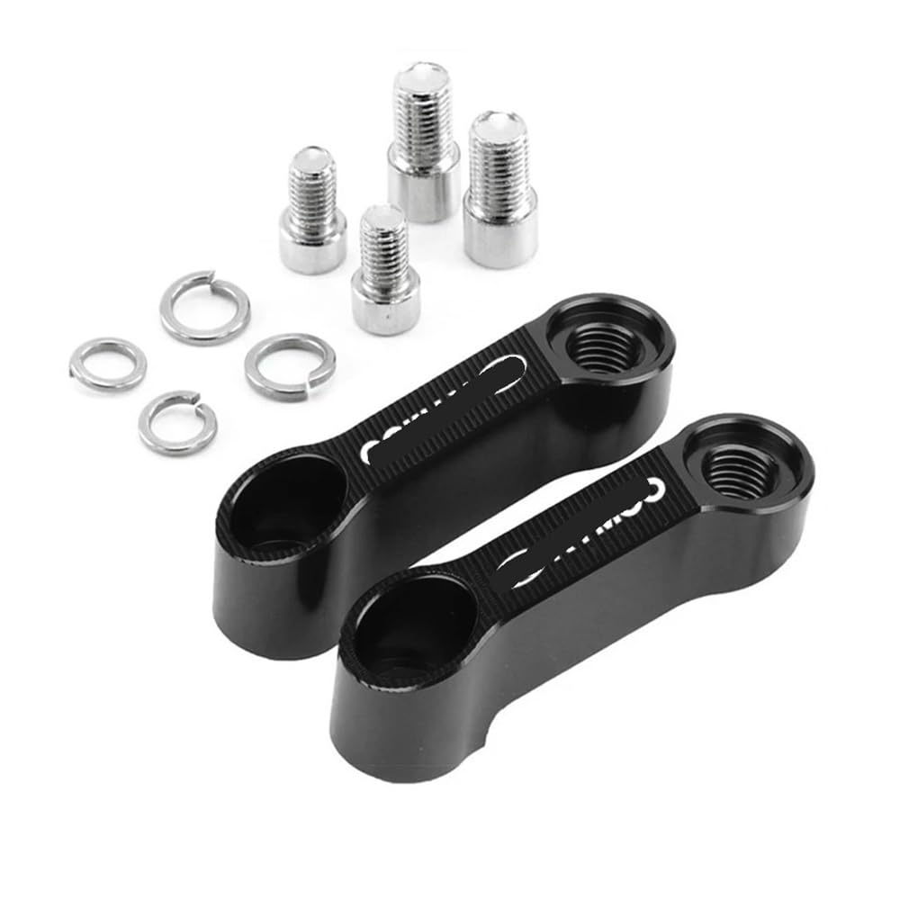Per CV3 Per DTX360 Per AK550 Specchietto Retrovisore Estendi Specchietti Moto Staffa Di Estensione Estensione Specchio(BLACK)