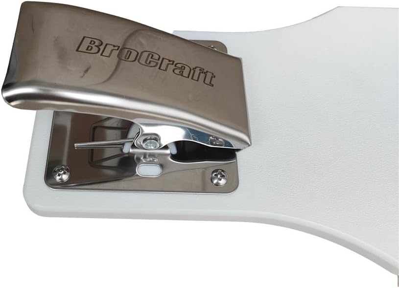 Brocraft 5 Gallon Bucket Lid Fillet Board with Stainless Steel Fish Clamp – Cutting Board & Fish Cleaning Station for 5 Gallon Bucket