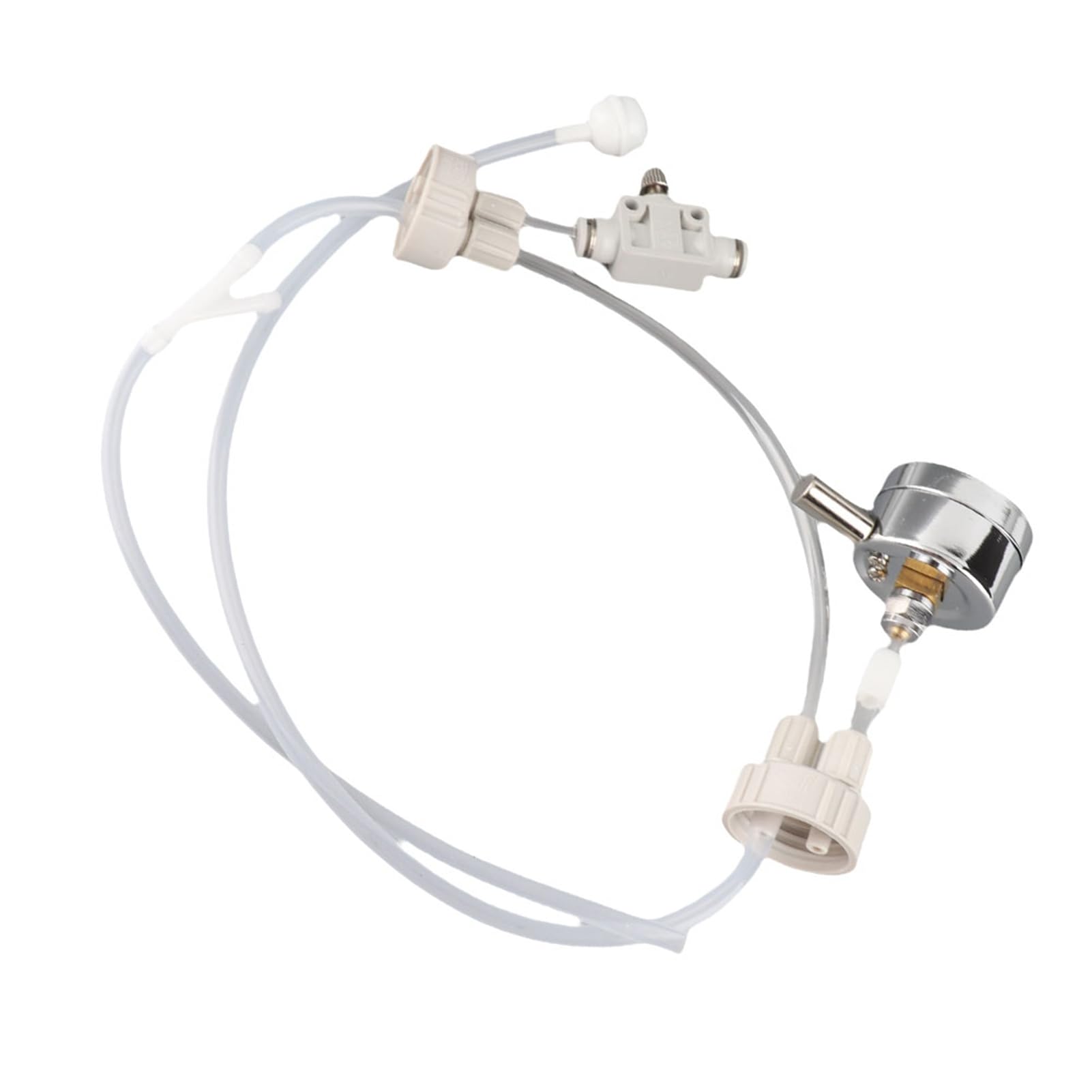 Estink Kit de système de production de CO2 pour aquarium D201 Tube Valve Guage Bouchon pour plante de mousse