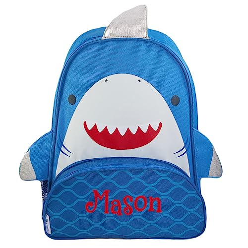Stephen Joseph Kids Day Bag - Personalized Shoulder Bag - Shark Sidekick Tote - Back to School Travel Bag with Custom Name2