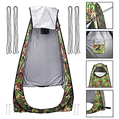 Carpa de privacidad portátil plegable para playa y camping miniatura 7