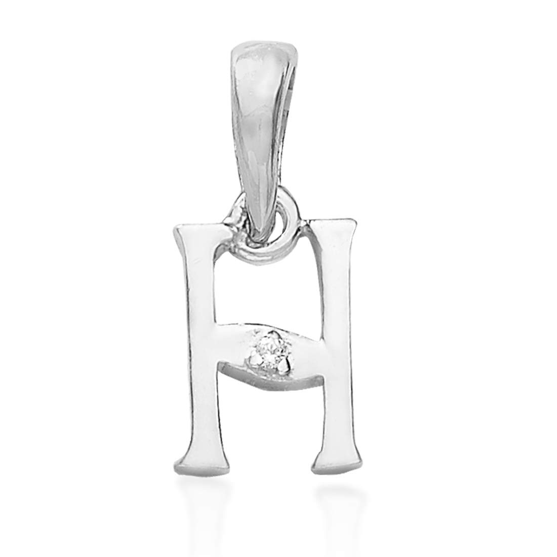 taraash Sterling Silver Alphabet Pendant for Men/Women/Boys/Girls-picture-26
