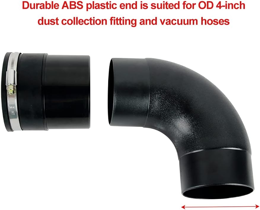O'SKOOL 4-Inch Dust Collector Fitting Vacuum Tool Port Adapter,DC04