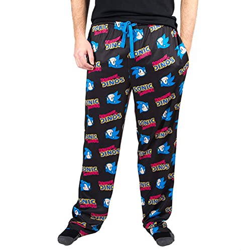 Sonic the Hedgehog Video Game Character Mens All over Print Sleep Pajama Pants