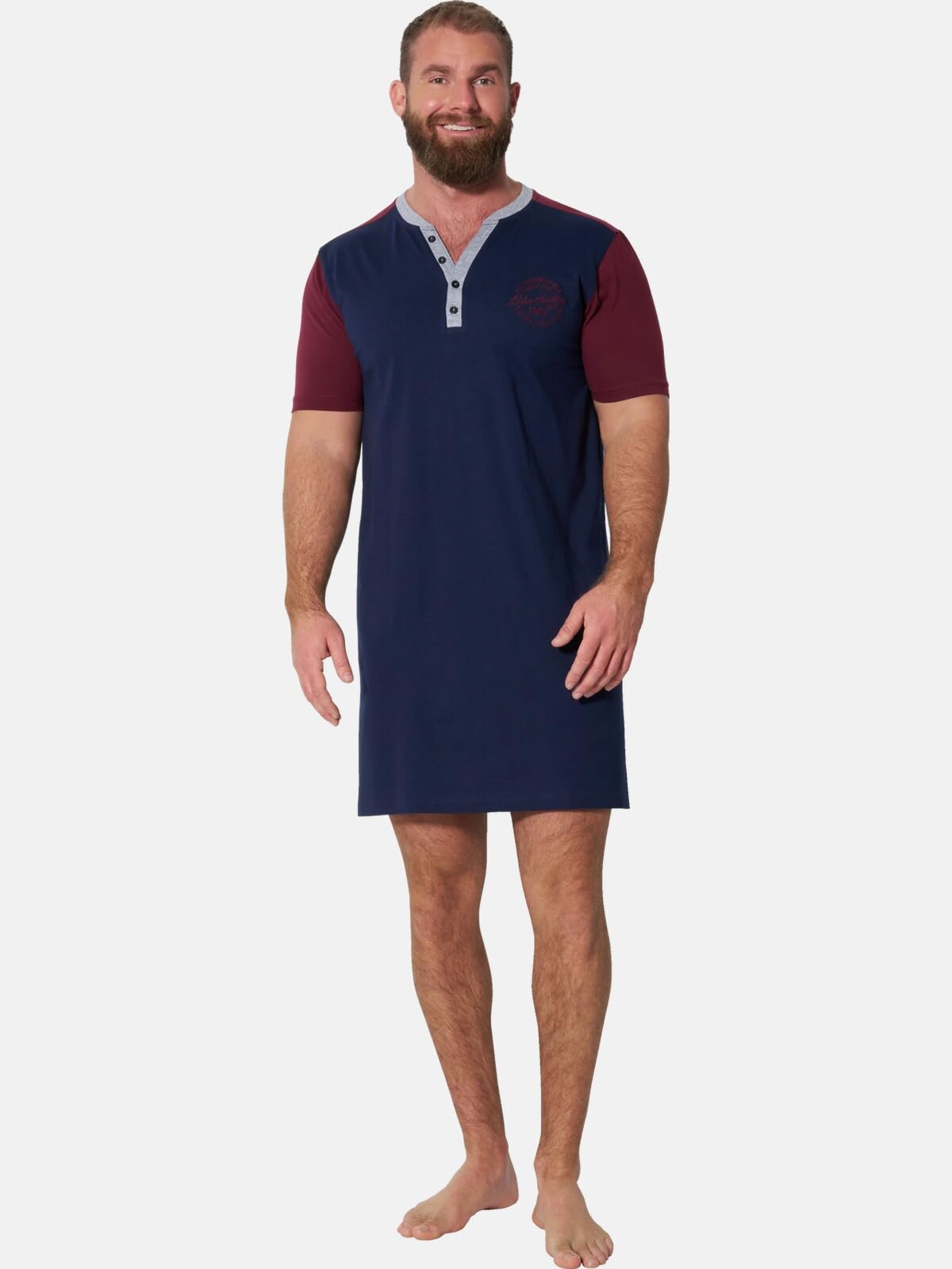 Jan Vanderstorm Homme Chemise De Nuit Sirik