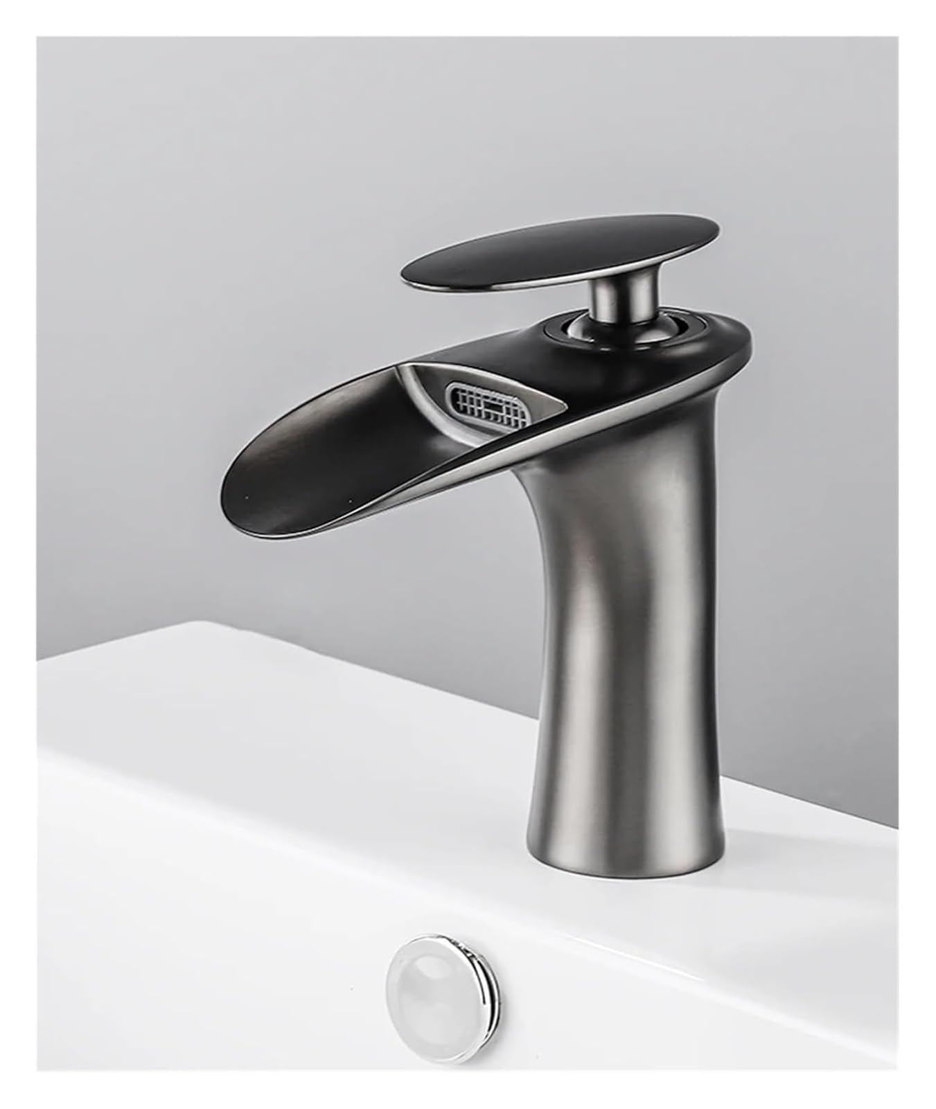 Lyvqzpwlr Onecolor Bathroom Basin Pillar Taps, Allcopper Antiqueretro Basin Faucet Multicolor Waterfall Coldhot Bathroom Cabinet Kitchen(Onecolor)