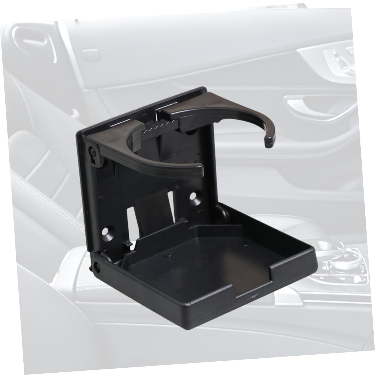 SOLUSTRE 1pc Plastic Telescopic seat Cup Holder Drink Holder Ashtray Foldable Coffee Bottle Organizer Bottle Rack Bracket Folding Cup fold Bike car