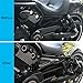 H RUO Gloss Black Tank Side Frame Covers Fits for Harley V-ROD NIGHT-ROD SPECIAL VRSCF MUSCLE 2007-2017